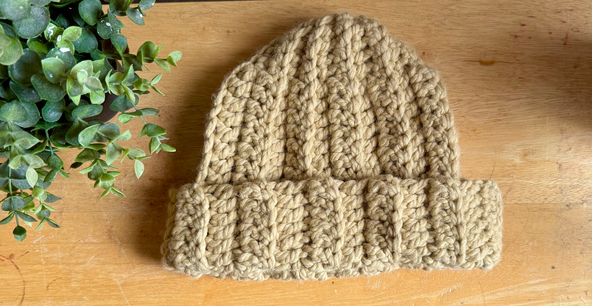 CHUNKY BEANIE PATTERN - beginner