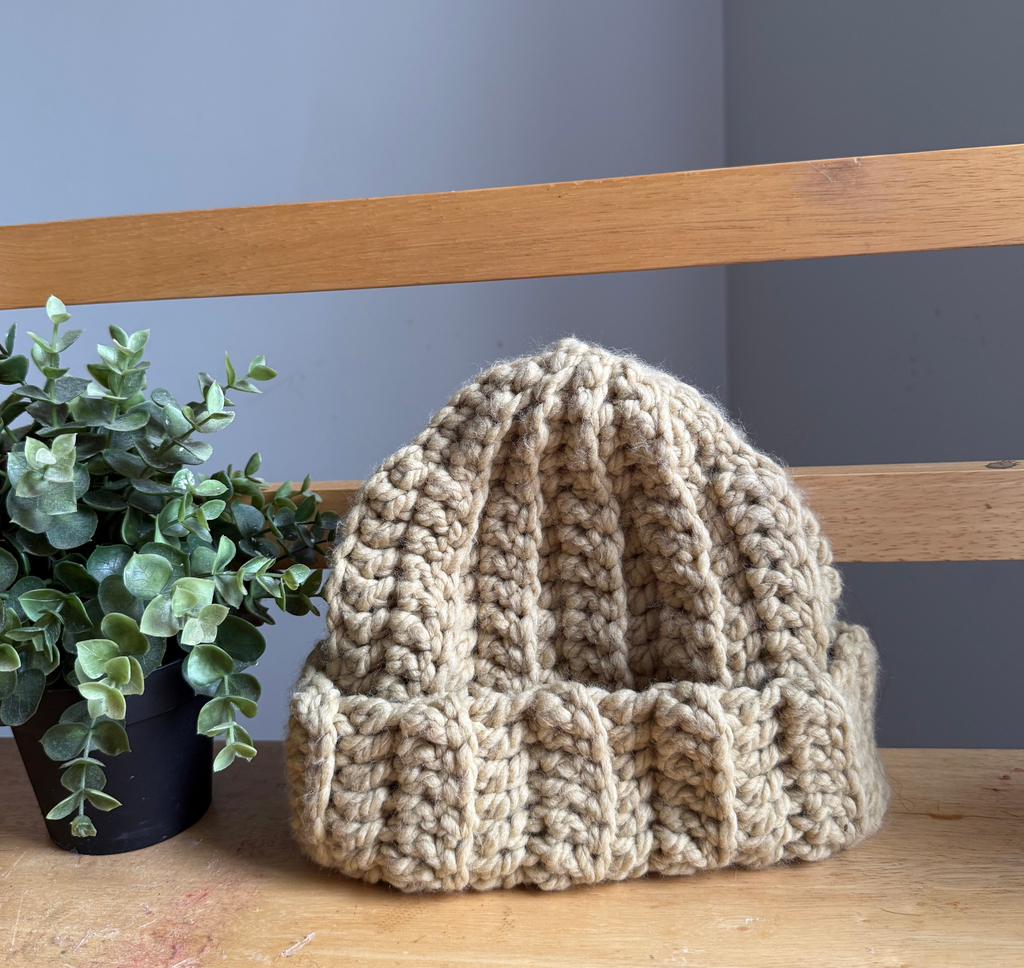 CHUNKY BEANIE PATTERN - beginner