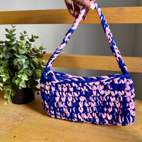 BASIC T-SHIRT YARN SHOULDER BAG PATTERN