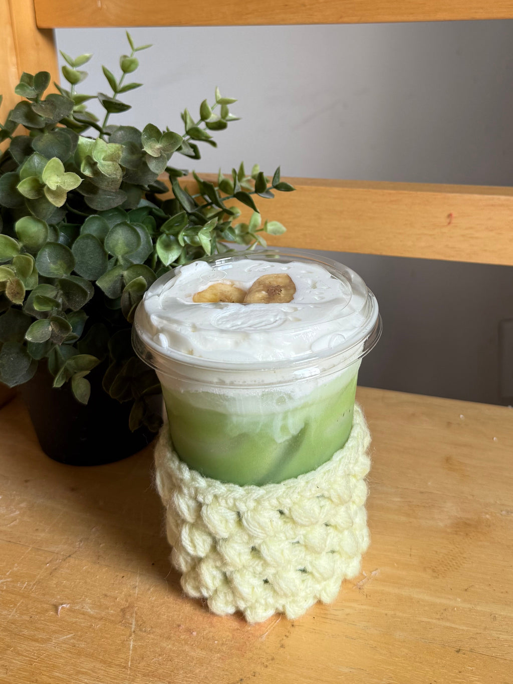 BUBBLE BREW CUP COZY PATTERN