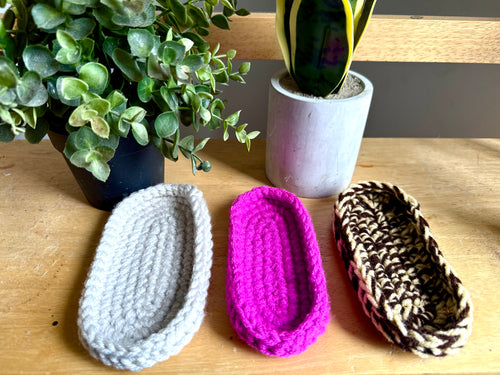 CROCHET GLASSES TRAY PATTERN - Beginner