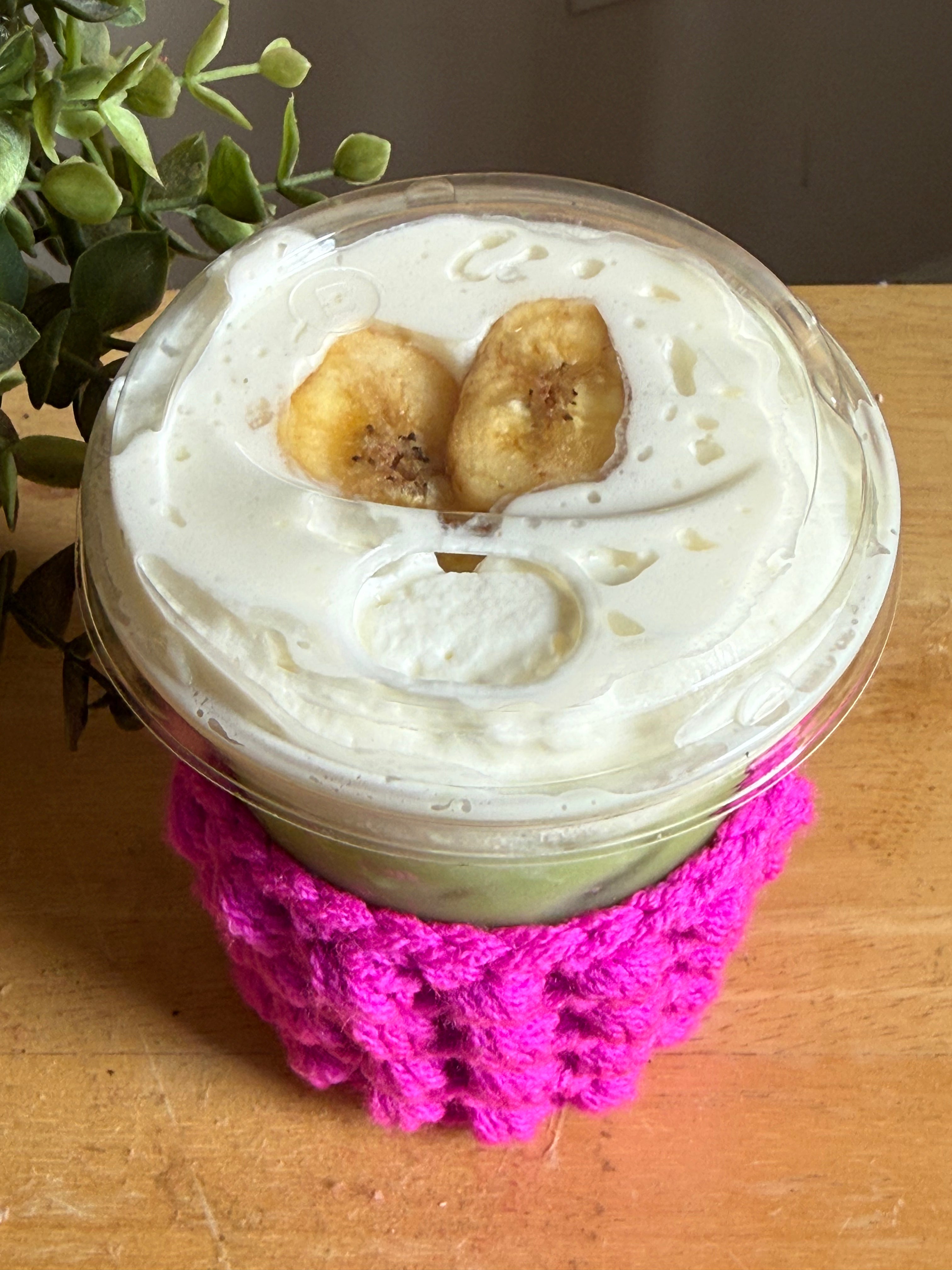 BUBBLE BREW CUP COZY PATTERN